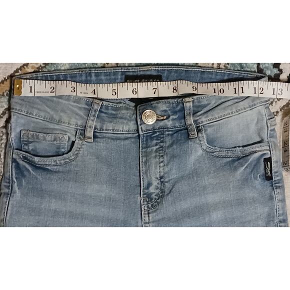 Silver Jeans co Girls Bundle light wash Sasha skinny & Tammy bootcut Both sz 10 - Picture 11 of 12